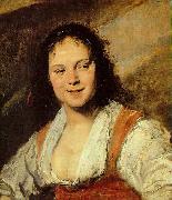 Frans Hals The Gypsy Girl oil painting artist